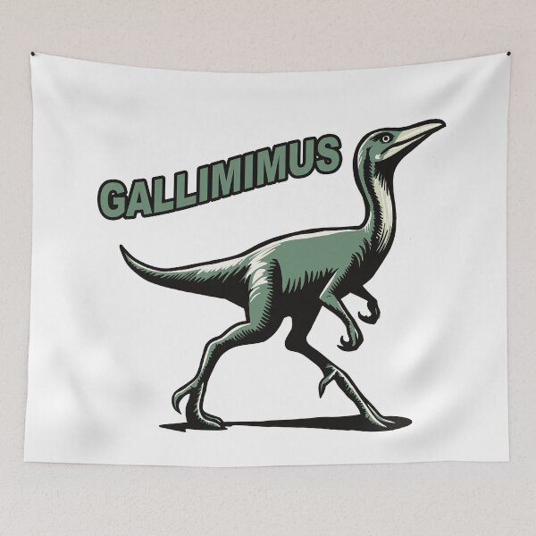 Item preview, Galimimus Dinosaur designed and sold by ChunkByChunk.