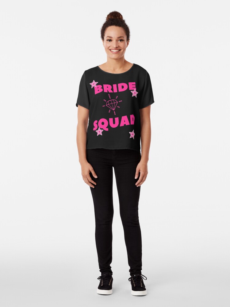 Alternate view of BRIDE SQUAD FASHION & MERCHANDISE Chiffon Top