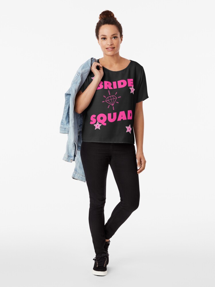 Alternate view of BRIDE SQUAD FASHION & MERCHANDISE Chiffon Top