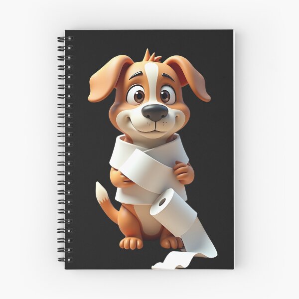 Item preview, Mischievous Dog with Toilet Paper designed and sold by eliteandhonor.