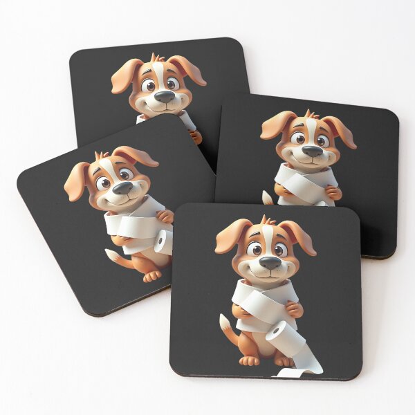 Item preview, Mischievous Dog with Toilet Paper designed and sold by eliteandhonor.