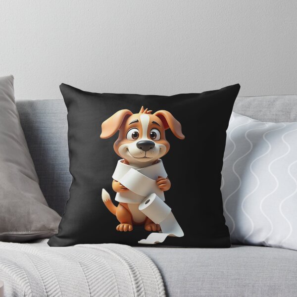 Item preview, Mischievous Dog with Toilet Paper designed and sold by eliteandhonor.