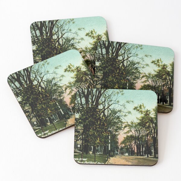 Item preview, Portland Maine, View of State Street, Vintage Inspired designed and sold by markomundo.