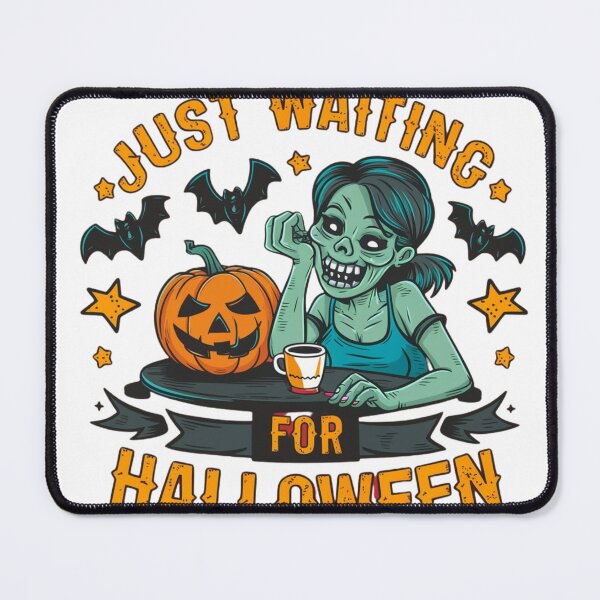 Item preview, Just Waiting for Halloween - Zombie Coffee Lover Design designed and sold by ibobo4656.