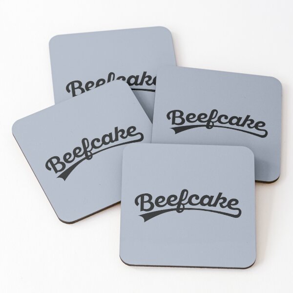 Item preview, Vintage Beefcake text in black designed and sold by gayishdesign.