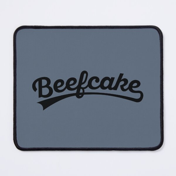 Item preview, Vintage Beefcake text in black designed and sold by gayishdesign.