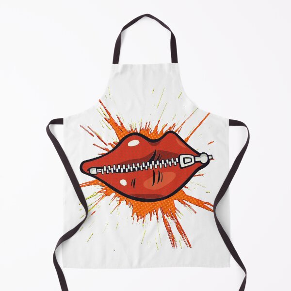Item preview, Red lips with zipper designed and sold by navarraspain.