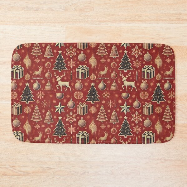 Item preview, Whimsical Christmas Wonderland Pattern Festive Holiday Design" designed and sold by piketo.
