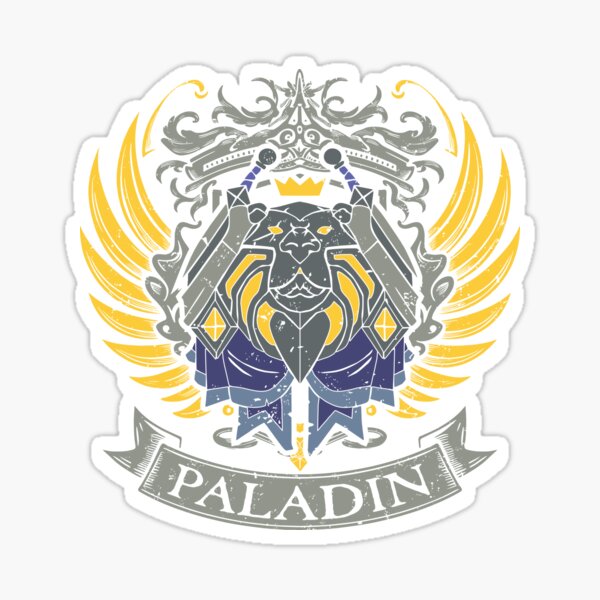 Vista previa del artículo con la obra «PALADÍN - ESCUDO HERÁLDICO», diseñado y vendido por EXION CREW.