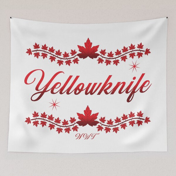 Item preview, Yellowknife NWT in a Big Bold and Red Design from Tjays on a Cool designed and sold by TJays.