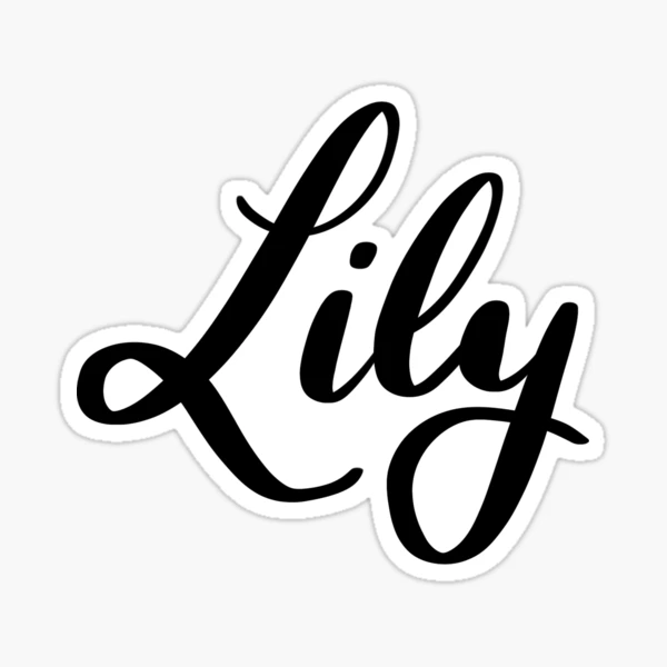 Her Name Is Lily Calligraphy Notebook
