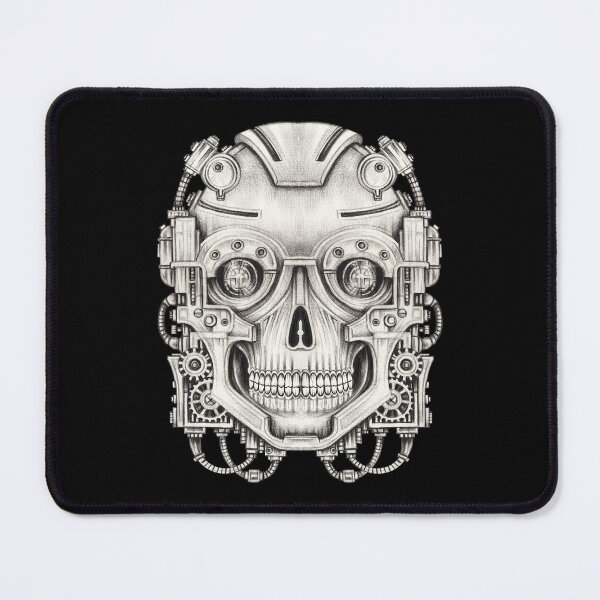 Item preview, Cyberpunk skull surreal art. designed and sold by Jiwsurreal.