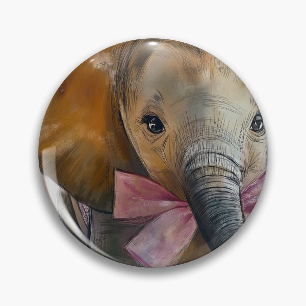 Item preview, baby elephant designed and sold by PricklyPeanut.