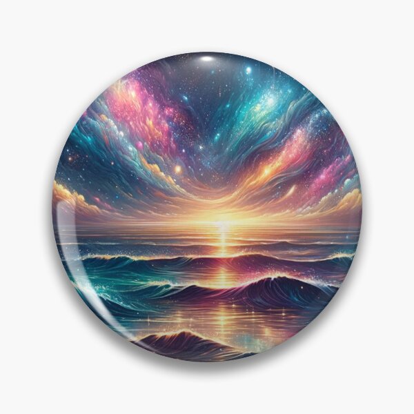 Item preview, Oceanic Cosmos - Surreal Night Sky Reflection designed and sold by Craftrix.