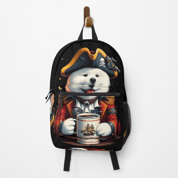 Item preview, Pirate Samoyed Dog funny vintage t-shirts designed and sold by PAVOXAR.