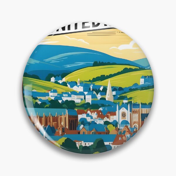 Item preview, Wakefield United Kingdom Vintage Travel Tourism  designed and sold by TravelersGems.