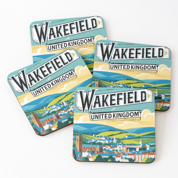 Item preview, Wakefield United Kingdom Vintage Travel Tourism  designed and sold by TravelersGems.