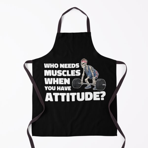 Item preview, Who needs muscles when you have attitude? designed and sold by XardGoods.