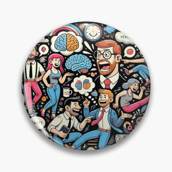 Item preview, Playful Psychology Personality Types Design designed and sold by Noussairox.