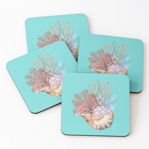 Item preview, Seashell and Corals designed and sold by Vachala.