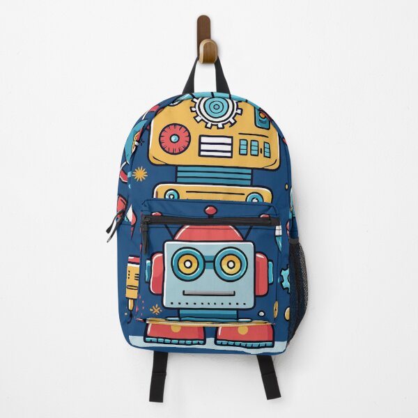Item preview, Cute robot colourful cartoon designed and sold by Tiny Cozy Art.