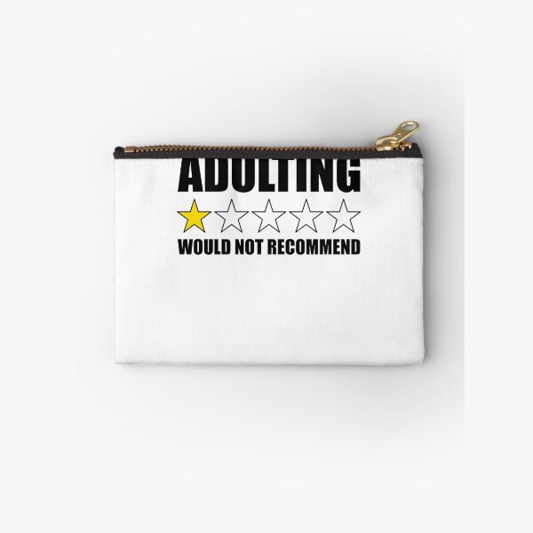 Item preview, Adulting Would Not Recommend 1-Star Funny Adulting Gear designed and sold by DynamicDesign.