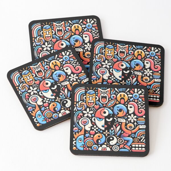 Item preview, Humorous Psychology Characters Design designed and sold by Noussairox.