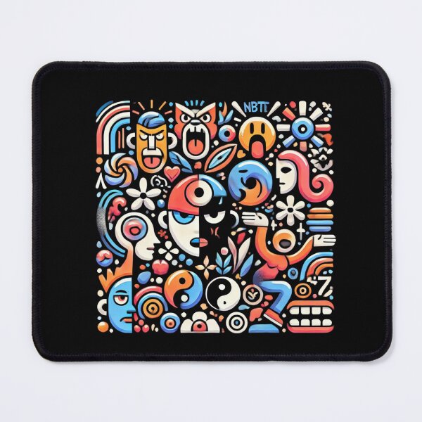 Item preview, Humorous Psychology Characters Design designed and sold by Noussairox.