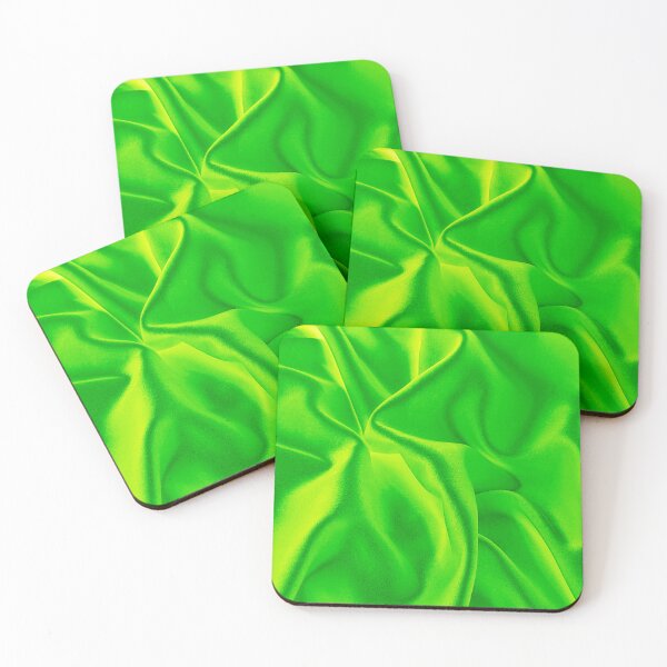 Item preview, Lustrous Lime Green Silk: Vibrant Luxury designed and sold by GrizzlyCollective.