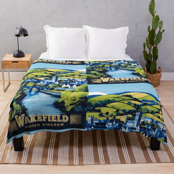 Item preview, Wakefield United Kingdom Vintage Travel Tourism  designed and sold by TravelersGems.