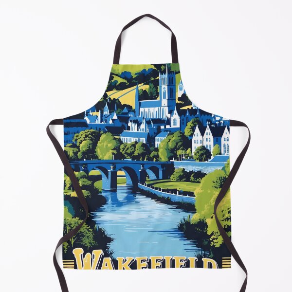 Item preview, Wakefield United Kingdom Vintage Travel Tourism designed and sold by TravelersGems.