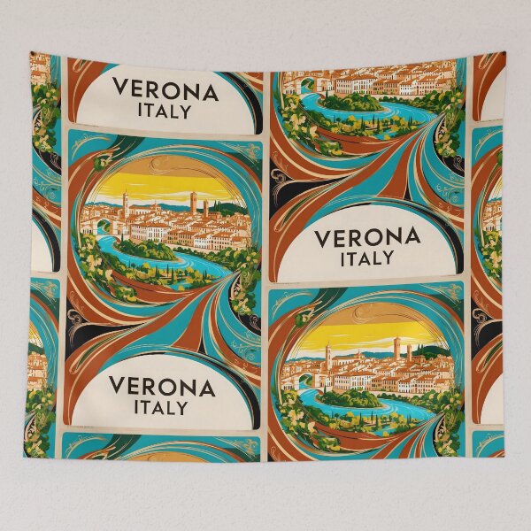 Item preview, Verona Italy Vintage Travel Tourism  designed and sold by TravelersGems.