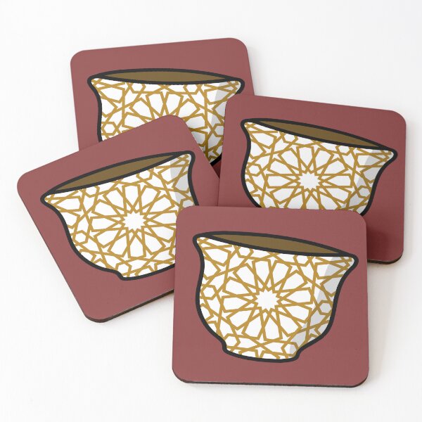 Item preview, Islamic ornament coffee cup designed and sold by Blink95.
