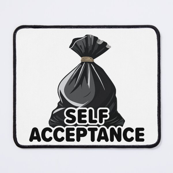 Item preview, Self Acceptance funny sticker designed and sold by The-Floral-One.