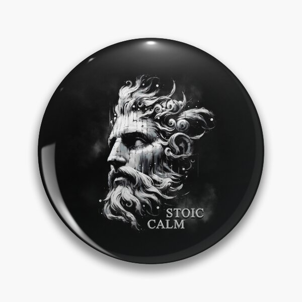 Item preview, Stoic calm, Stoic peace, inner peace, stoic philosophy, emotional balance, contemplation designed and sold by CrisMor-Art.