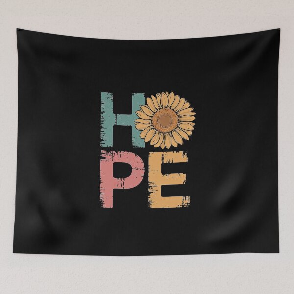 Item preview, Vintage HOPE Sign with Sunflower Design designed and sold by love3617.