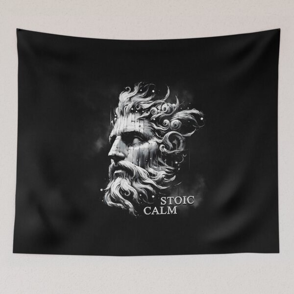 Item preview, Stoic calm, Stoic peace, inner peace, stoic philosophy, emotional balance, contemplation designed and sold by CrisMor-Art.