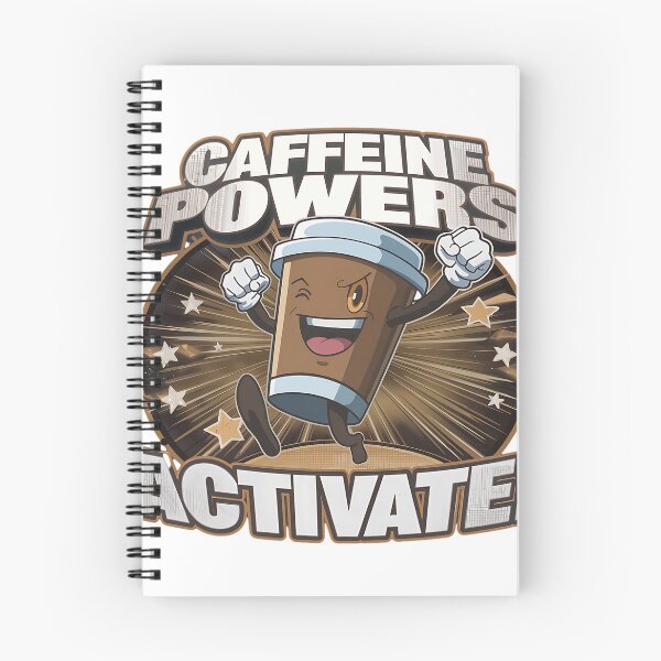 Item preview, Caffeine Powers Activate Coffee Addict Lover  designed and sold by artbybrado.