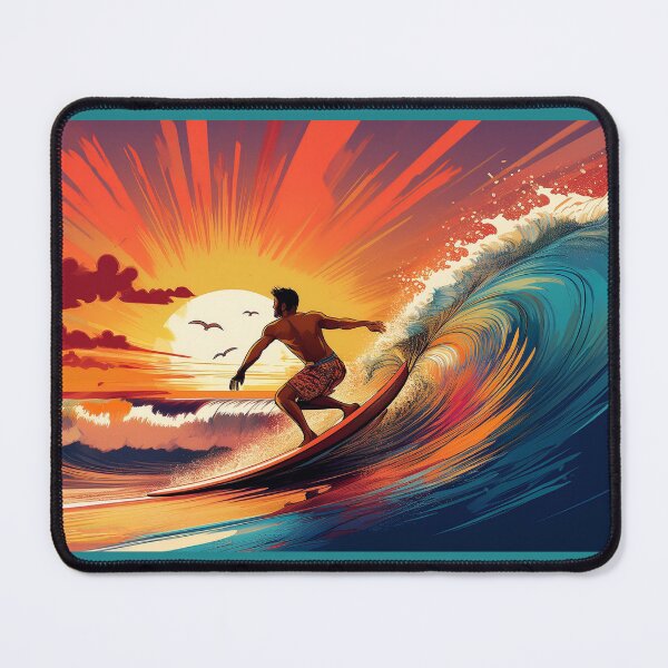 Item preview, Surfing Wave Rider designed and sold by CALM-in-CHAOS.