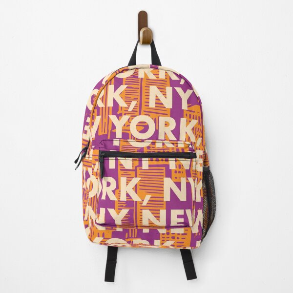 Item preview, NY NEW YORK Graphic Pattern with Skyscrapers in the Background designed and sold by tonymagnerart.
