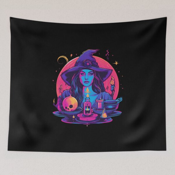 Item preview, Mystical Witchcraft & Magic: Surrealism & Synthwave Fusion D20 designed and sold by pixelandcrafted.