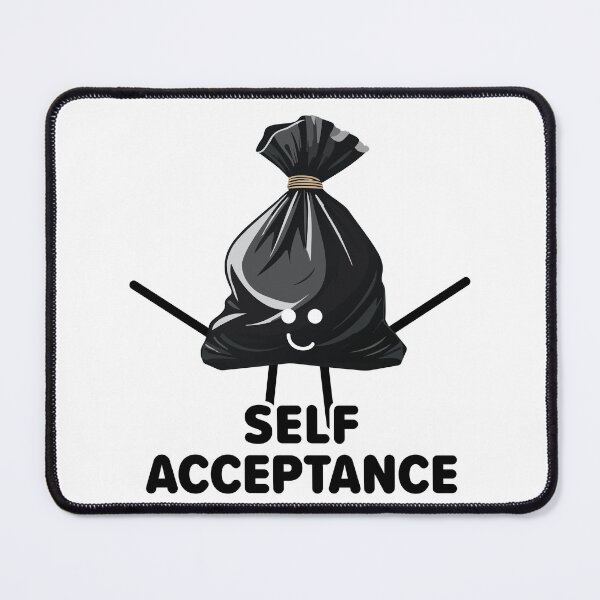 Item preview, Self Acceptance Character funny sticker designed and sold by The-Floral-One.
