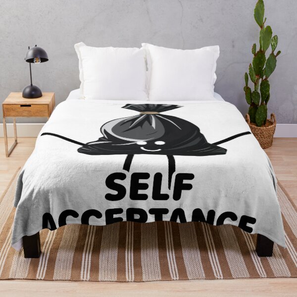 Item preview, Self Acceptance Character funny sticker designed and sold by The-Floral-One.