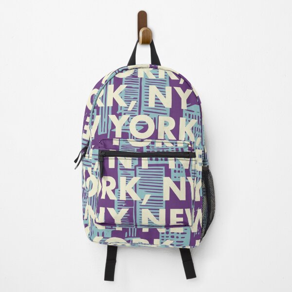 Item preview, NY NEW YORK Graphic Pattern with Skyscrapers in the Background designed and sold by tonymagnerart.