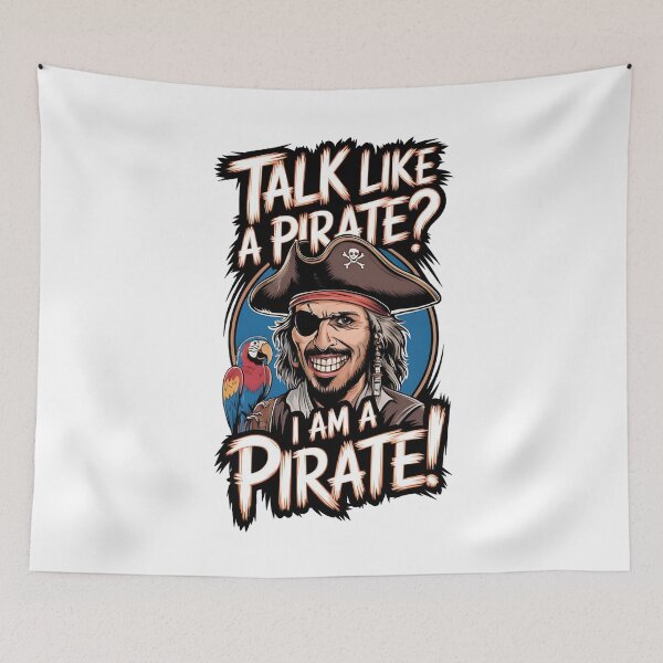 Item preview, Talk Like A Pirate? I Am A Pirate! tlapd designed and sold by ZeptepiTrends.