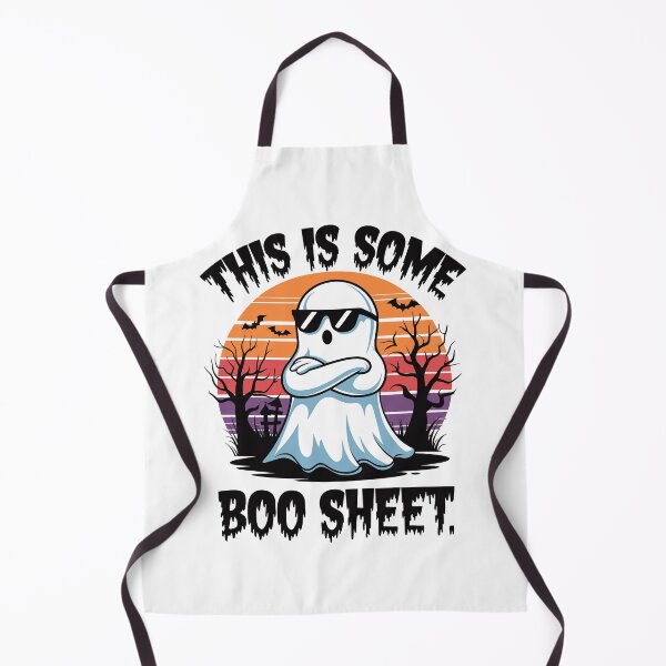 Item preview, Cool Ghost This Is Some Boo Sheet Halloween Pun Design designed and sold by Inspire-DuDe.