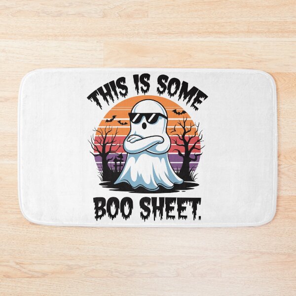 Item preview, Cool Ghost This Is Some Boo Sheet Halloween Pun Design designed and sold by Inspire-DuDe.