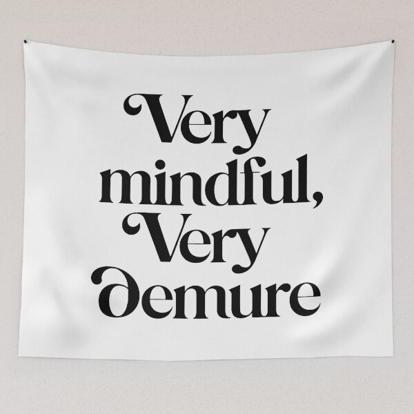 Item preview, very demure, very mindful classy trendy cute designed and sold by RedCircleArt.