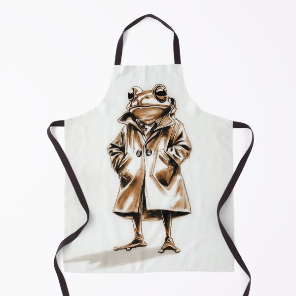 Item preview, Frog in a trench coat designed and sold by PricklyPeanut.