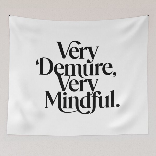 Item preview, very demure, very mindful classy trendy cute designed and sold by RedCircleArt.